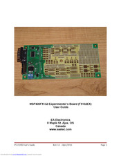 EA Electronics F5132EX User Manual