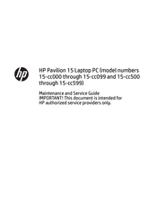 HP 15-cc099 Maintenance And Service Manual