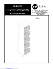 SEI HZ401800TX Assembly Instructions Manual