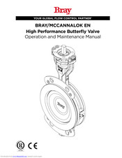 BRAY MCCANNALOK Operation And Maintenance Manual
