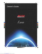 Adcom LUNA Owner's Manual