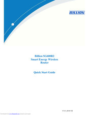 Billion SG600R2 Quick Start Manual