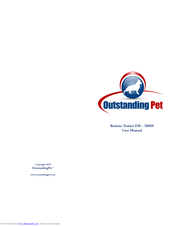 outstanding pet DR-500M User Manual