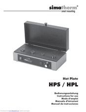 simatherm HPL Instructions For Use Manual