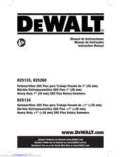 Dewalt D25133 Instruction Manual