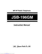 Japan Radio Co. JSB-196GM Instruction Manual