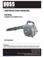 Boss BPTEB260 Instruction Manual