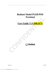 Radiant P1220 POS User Manual