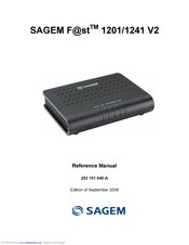 Sagem 1201 Reference Manual