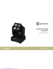 thomann PicoWash 40 Pixel Quad LED User Manual
