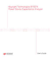 Keysight Technologies B1507A User Manual