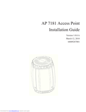 Motorola AP 7181 Installation Manual