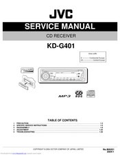 JVC KD-G401 EX Service Manual
