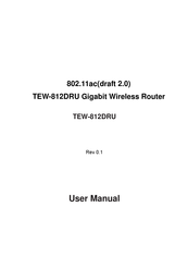 FCCID TEW-812DRU User Manual