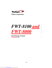 Telian FWT-8000 User Manual