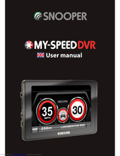 Snooper My-Speeed DVR User Manual