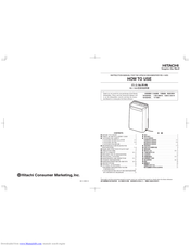 Hitachi RD-110EX Instruction Manual