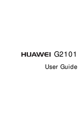 Huawei G2101 User Manual
