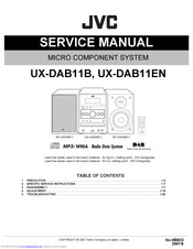 JVC UX-DAB11EN Service Manual