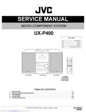 JVC CA-UXP400 Service Manual