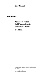 Tektronix NetTek YBT250 User Manual