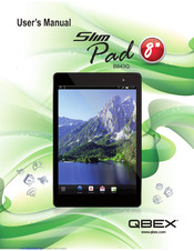 Qbex Slim Pad B843Q User Manual