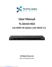 TechLogix Network TL-DA18-HD2 User Manual
