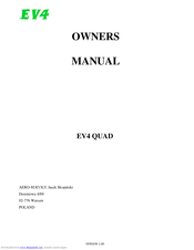 AERO-SERVICE EV4 QUAD Owner's Manual