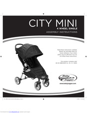 Baby Jogger Citi Mini Assembly Instructions Manual