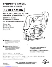Craftsman 315.115690 Operator's Manual