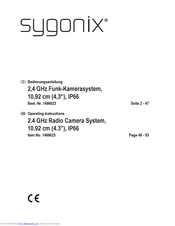 Sygonix 1486623 Operating Instructions Manual