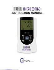 Roscoe Medical InTENSity Micro Combo Instruction Manual