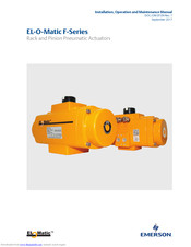 Emerson Bettis RPE Series Installation, Operation And Maintenance Manual