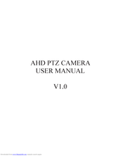 Sigmasec PTZ-205AHD User Manual