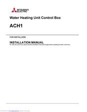 Mitsubishi Electric ACH1 Installation Manual
