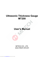 MITECH MT200 User Manual