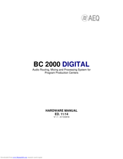 AEQ BC 2000 Hardware Manual