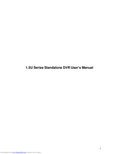 Dahua 1.5U Series User Manual