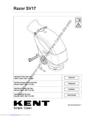 KENT Razor SV17 Instructions For Use Manual