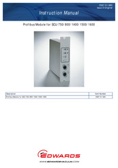 Edwards SCU-750 Instruction Manual