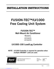 FUSION-TEC HR58APA Installation Instructions Manual