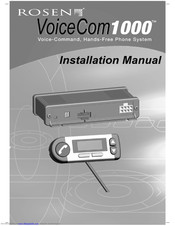 Rosen VoiceCom1000 Installation Manual