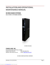COMPU-AIRE CKC AYAN IV-IR NANO SERIES Installation And Operational Maintenance Manual
