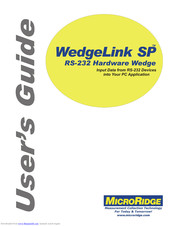 MicroRidge MobileCollect RS-232 User Manual