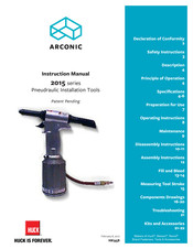 Arconic 2015 series Instruction Manual