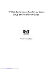 HP LC Series Setup And Installation Manual
