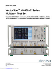 Anritsu MN469xC Series Quick Start Manual