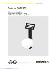 Sartorius PMA7500 Service Manual