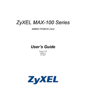 ZyXEL Communications MAX-100 Series User Manual