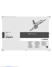 Bosch GEF 7 E Professional Original Instructions Manual